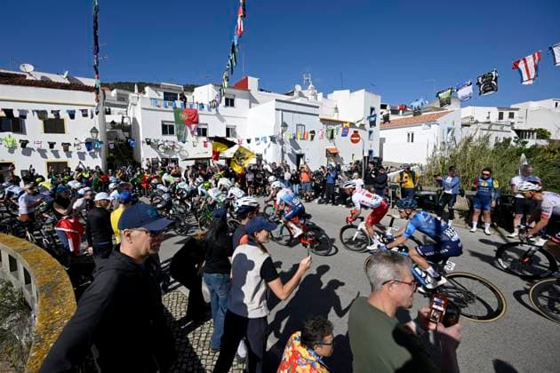 Volta Algarve 2026 Stage 2 FOIA (MONCHIQUE), PORTUGAL - FEBRUARY 19 : illustration picture supporters during stage 2 of the 52th edition of Volta Algarve an UCI ProSeries 2.Pro cycling road race stage for Men Elite of 147.2 km with start in Portimao and finish in Foia (Monchique) on February 19, 2026 in Foia (Monchique), Portugal, 19 02 2026 ( Motordriver Guy De Vuyst - Foia (Monchique) Portugal  Copyright: xNicoxVereeckenx
