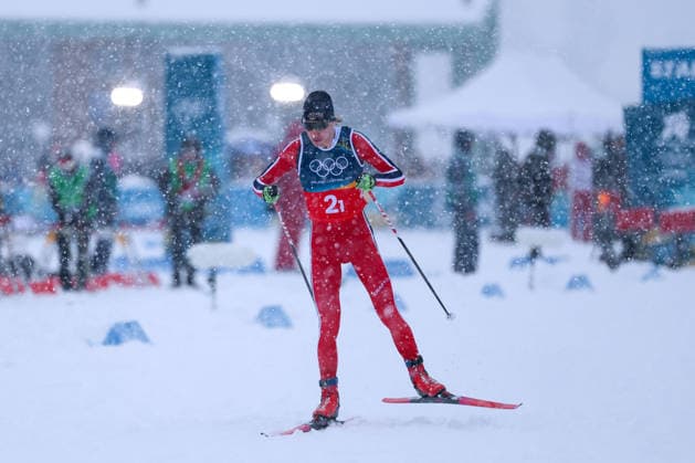Olympische Winterspiele Milano Cortina 2026 Nordische Kombination Teamsprint am 19.02.2026 im Tesero Cross-Country Skiing Stadium in Cortina d™Ampezzo Andreas Skoglund ( Norwegen ) *** Olympic Winter Games Milano Cortina 2026 Nordic Combined Team Sprint on 19 02 2026 at the Tesero Cross Country Skiing Stadium in Cortina d™Ampezzo Andreas Skoglund Norway xMSx