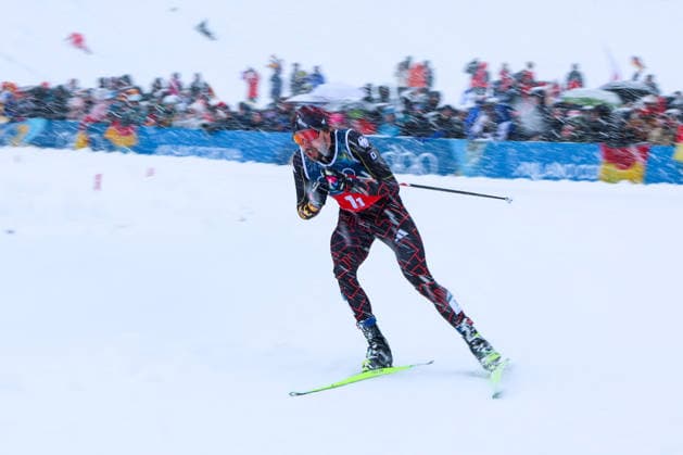 Olympische Winterspiele Milano Cortina 2026 Nordische Kombination Teamsprint am 19.02.2026 im Tesero Cross-Country Skiing Stadium in Cortina d™Ampezzo Johannes Rydzek ( Deutschland ) *** Olympic Winter Games Milano Cortina 2026 Nordic Combined Team Sprint on 19 02 2026 at the Tesero Cross Country Skiing Stadium in Cortina d™Ampezzo Johannes Rydzek Germany xMSx