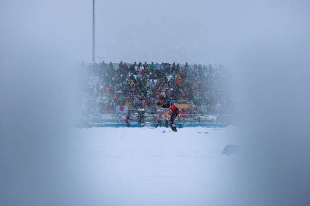 Olympische Winterspiele Milano Cortina 2026 Nordische Kombination Teamsprint am 19.02.2026 im Tesero Cross-Country Skiing Stadium in Cortina d™Ampezzo Johannes Rydzek ( Deutschland ) *** Olympic Winter Games Milano Cortina 2026 Nordic Combined Team Sprint on 19 02 2026 at the Tesero Cross Country Skiing Stadium in Cortina d™Ampezzo Johannes Rydzek Germany xMSx
