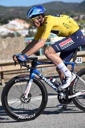 Volta Algarve 2026 Stage 2 FOIA (MONCHIQUE), PORTUGAL - FEBRUARY 19 : Magnier Paul (FRA) of Soudal Quick-Step during stage 2 of the 52th edition of Volta Algarve an UCI ProSeries 2.Pro cycling road race stage for Men Elite of 147.2 km with start in Portimao and finish in Foia (Monchique) on February 19, 2026 in Foia (Monchique), Portugal, 19 02 2026 ( Motordriver Guy De Vuyst - Foia (Monchique) Portugal  Copyright: xNicoxVereeckenx