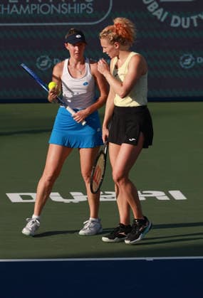 Storm Hunter, Katerina Siniakova, Ladies Doubles Dubai Duty Free Tennis Championships, Dubai, U A E , Copyright: xJuergenxHasenkopfx