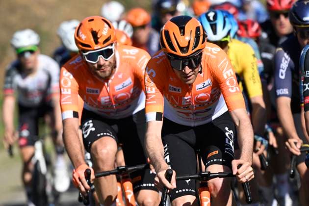 Volta Algarve 2026 Stage 2 FOIA (MONCHIQUE), PORTUGAL - FEBRUARY 19 : De Plus Laurens (BEL) of INEOS Grenadiers and Ganna Filippo (ITA) of INEOS Grenadiers during stage 2 of the 52th edition of Volta Algarve an UCI ProSeries 2.Pro cycling road race stage for Men Elite of 147.2 km with start in Portimao and finish in Foia (Monchique) on February 19, 2026 in Foia (Monchique), Portugal, 19 02 2026 ( Motordriver Guy De Vuyst - Foia (Monchique) Portugal  Copyright: xNicoxVereeckenx