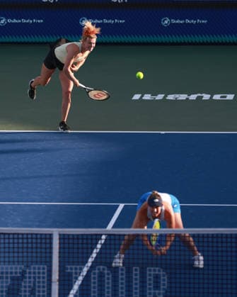 Storm Hunter, Katerina Siniakova, Ladies Doubles Dubai Duty Free Tennis Championships, Dubai, U A E , Copyright: xJuergenxHasenkopfx