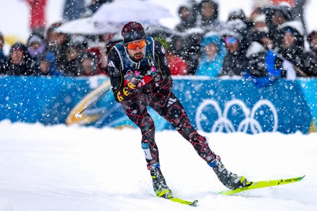 OLYMPICS - Winter Olympic Games, Olympische Spiele, Olympia, OS Milano Cortina 2026 TESERO,ITALY,19.FEB.26 - OLYMPICS, NORDIC SKIING, NORDIC COMBINED, CROSS COUNTRY - Winter Olympic Games Milano Cortina 2026, team sprint, 2x7.5km. Image shows Johannes Rydzek (GER).  GEPAxpictures xMatthiasxTrinkl