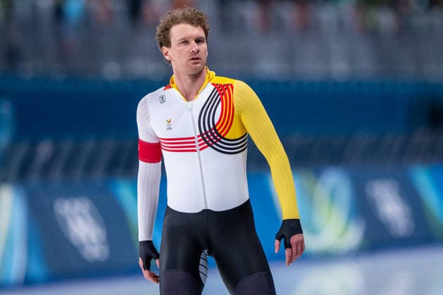 2026-02-19 - Milano Cortina 2026 Winter Olympics Speed skating, Eisschnelllauf 1500m Men MILAN, ITALY - FEBRUARY 19: Mathias Voste of Belgium during the Speed Skating 1500m Men on day 15 of the Milano Cortina 2026 Winter Olympics at the Milano Speed Skating Arena on February 19, 2026 in Milan, Italy Milan Milano Speed Skating Arena Italy Content not available for redistribution in The Netherlands directly or indirectly through any third parties. Copyright: xAndrexWeeningx