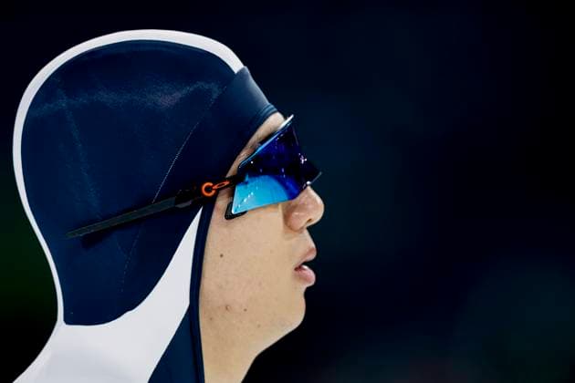 Jae-Won Chung of Republic of Korea looks on before Men s 1500m, Milano Cortina 2026 Winter Olympics: Day 13, Speed skating, Eisschnelllauf - Milano Cortina 2026 Winter Olympics: Day 13, Milano Speed Skating Stadium, February 19, 2026, Milan, Italy.