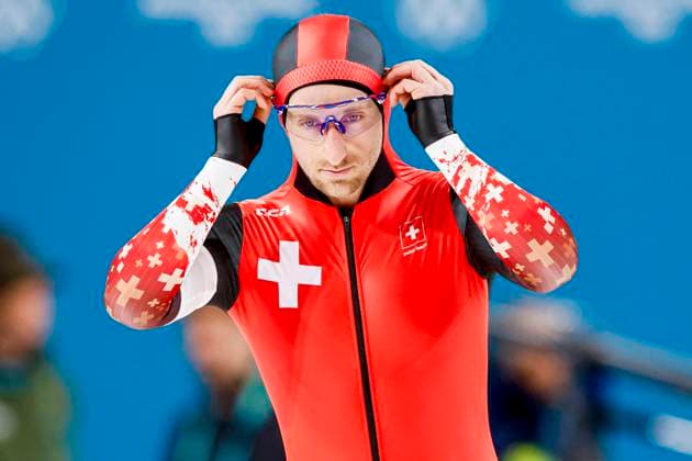 Livio Wenger of Switzerland looks on before Men s 1500m, Milano Cortina 2026 Winter Olympics: Day 13, Speed skating, Eisschnelllauf - Milano Cortina 2026 Winter Olympics: Day 13, Milano Speed Skating Stadium, February 19, 2026, Milan, Italy.
