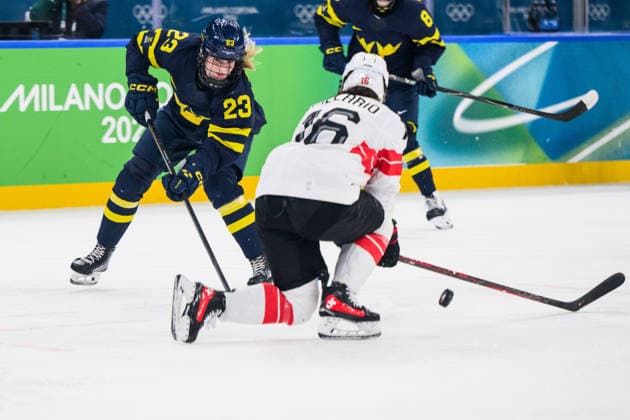 260219 Thea Johansson of Sweden in the women s Ice hockey, Eishockey bronze medal game between Switzerland and Sweden during day 13 of the 2026 Winter Olympics on February 19, 2026 in Milan. Photo: Carl Sandin BILDBYRAN kod CS EW0642 ishockey ice hockey Olympic Games, Olympische Spiele, Olympia, OS olympics winter olympics os ol olympiska spel vinter-os olympiske leker milano cortina 2026 milan cortina 2026 milano cortina 2026 olympic games milano cortina 2026 winter olympic games milano cortina-os milano cortina-ol vinter-ol 13 bbeng sverige sweden switzerland schweiz dam bronsmatch *** 260219 Thea Johansson of Sweden in the women s ice hockey bronze medal game between Switzerland and Sweden during day 13 of the 2026 Winter Olympics on February 19, 2026 in Milan Photo Carl Sandin BILDBYRAN kod CS EW0642 ishockey ice hockey olympic games olympics winter olympics os ol olympiska spel vinter os olympiske leker milano cortina 2026 milan cortina 2026 milano cortina 2026 olympic games milano cortina 2026 winter olympic games milano cortina os milano cortina ol vinter ol 13 bbeng sverige sweden switzerland schweiz dam bronsmatch  Copyright: CARLxSANDIN BB260219CS049