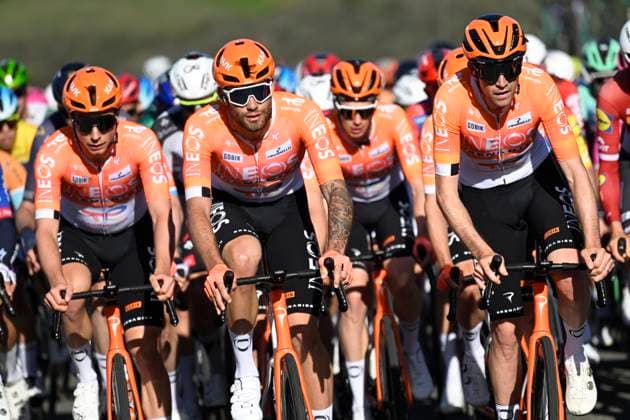Volta Algarve 2026 Stage 2 FOIA (MONCHIQUE), PORTUGAL - FEBRUARY 19 : De Plus Laurens (BEL) of INEOS Grenadiers, Ganna Filippo (ITA) of INEOS Grenadiers during stage 2 of the 52th edition of Volta Algarve an UCI ProSeries 2.Pro cycling road race stage for Men Elite of 147.2 km with start in Portimao and finish in Foia (Monchique) on February 19, 2026 in Foia (Monchique), Portugal, 19 02 2026 ( Motordriver Guy De Vuyst - Foia (Monchique) Portugal  Copyright: xNicoxVereeckenx