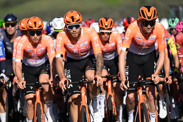 Volta Algarve 2026 Stage 2 FOIA (MONCHIQUE), PORTUGAL - FEBRUARY 19 : De Plus Laurens (BEL) of INEOS Grenadiers, Ganna Filippo (ITA) of INEOS Grenadiers during stage 2 of the 52th edition of Volta Algarve an UCI ProSeries 2.Pro cycling road race stage for Men Elite of 147.2 km with start in Portimao and finish in Foia (Monchique) on February 19, 2026 in Foia (Monchique), Portugal, 19 02 2026 ( Motordriver Guy De Vuyst - Foia (Monchique) Portugal  Copyright: xNicoxVereeckenx