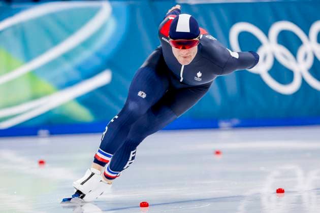 Valentin Thiebault of France Men s 1500m, Milano Cortina 2026 Winter Olympics: Day 13, Speed skating, Eisschnelllauf - Milano Cortina 2026 Winter Olympics: Day 13, Milano Speed Skating Stadium, February 19, 2026, Milan, Italy.