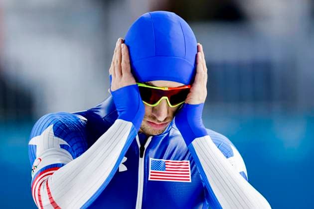 Emery Lehman of United States of America looks on before Men s 1500m, Milano Cortina 2026 Winter Olympics: Day 13, Speed skating, Eisschnelllauf - Milano Cortina 2026 Winter Olympics: Day 13, Milano Speed Skating Stadium, February 19, 2026, Milan, Italy.