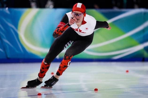 2026-02-19 Speed skating, Eisschnelllauf - Milano Cortina 2026 Winter Olympics - Day 13 MILAN, ITALY - FEBRUARY 19: Daniel Hall of Canada competing in the Men s 1500m during Day 13 of Speed Skating - Milano Cortina 2026 Winter Olympics at Milano Speed Skating Stadium on February 19, 2026 in Milan, Italy. (Photo by Joris Verwijst BSR Agency) Milan Italy Content not available for redistribution in The Netherlands directly or indirectly through any third parties. Copyright: xBSRxAgencyx