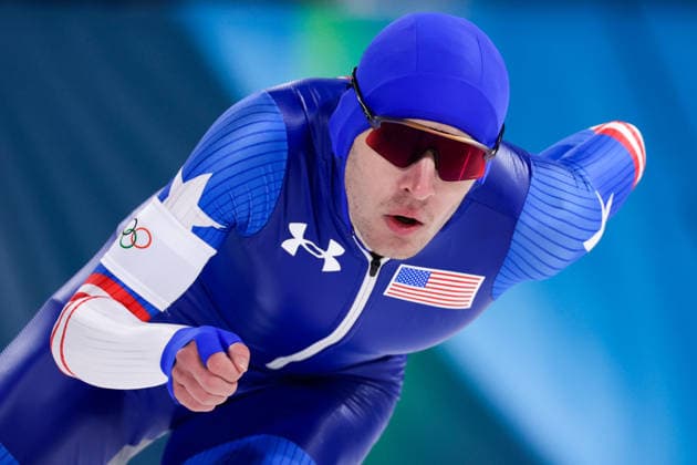 2026-02-19 Speed skating, Eisschnelllauf - Milano Cortina 2026 Winter Olympics - Day 13 MILAN, ITALY - FEBRUARY 19: Casey Dawson of United States of America competing in the Men s 1500m during Day 13 of Speed Skating - Milano Cortina 2026 Winter Olympics at Milano Speed Skating Stadium on February 19, 2026 in Milan, Italy. (Photo by Joris Verwijst BSR Agency) Milan Italy Content not available for redistribution in The Netherlands directly or indirectly through any third parties. Copyright: xBSRxAgencyx