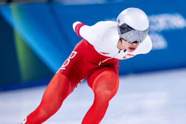 2026-02-19 - Milano Cortina 2026 Winter Olympics Speed skating, Eisschnelllauf 1500m Men MILAN, ITALY - FEBRUARY 19: Vladimir Semirunniy of Poland during the Speed Skating 1500m Men on day 15 of the Milano Cortina 2026 Winter Olympics at the Milano Speed Skating Arena on February 19, 2026 in Milan, Italy Milan Milano Speed Skating Arena Italy Content not available for redistribution in The Netherlands directly or indirectly through any third parties. Copyright: xAndrexWeeningx