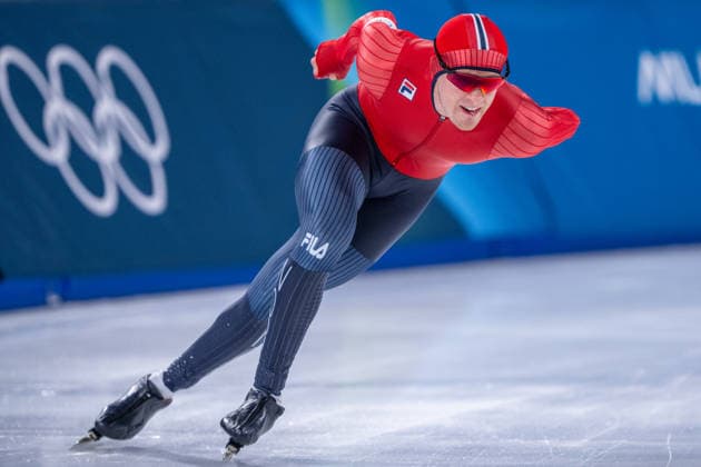 2026-02-19 - Milano Cortina 2026 Winter Olympics Speed skating, Eisschnelllauf 1500m Men MILAN, ITALY - FEBRUARY 19: Didrik Eng Strand of Norway during the Speed Skating 1500m Men on day 15 of the Milano Cortina 2026 Winter Olympics at the Milano Speed Skating Arena on February 19, 2026 in Milan, Italy Milan Milano Speed Skating Arena Italy Content not available for redistribution in The Netherlands directly or indirectly through any third parties. Copyright: xAndrexWeeningx