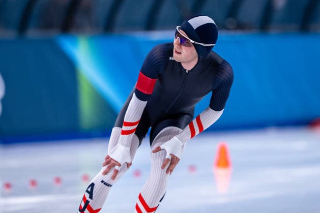 2026-02-19 - Milano Cortina 2026 Winter Olympics Speed skating, Eisschnelllauf 1500m Men MILAN, ITALY - FEBRUARY 19: Alexander Farthofer of Austria during the Speed Skating 1500m Men on day 15 of the Milano Cortina 2026 Winter Olympics at the Milano Speed Skating Arena on February 19, 2026 in Milan, Italy Milan Milano Speed Skating Arena Italy Content not available for redistribution in The Netherlands directly or indirectly through any third parties. Copyright: xAndrexWeeningx