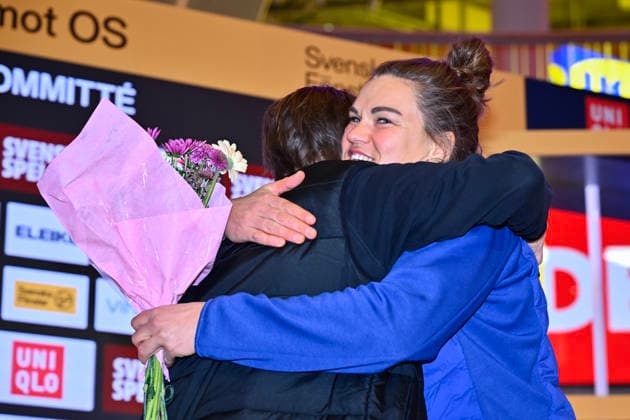 STOCKHOLM, SWEDEN 20260219 Anna Swenn-Larsson, Olympic bronze medalist in slalom, is celebrated after her homecoming at the Olympiafestivalen in Westfield Mall of Scandinavia in Solna on Thursday. STOCKHOLM SWEDEN x10040x *** STOCKHOLM, SWEDEN 20260219 Anna Swenn Larsson, Olympic bronze medalist in slalom, is celebrated after her homecoming at the Olympiafestivalen in Westfield Mall of Scandinavia in Solna on Thursday STOCKHOLM SWEDEN x10040x  Copyright: xAndersxWiklund TTx HOMECOMING CELEBRATION ANNA SWEEN LARSSON