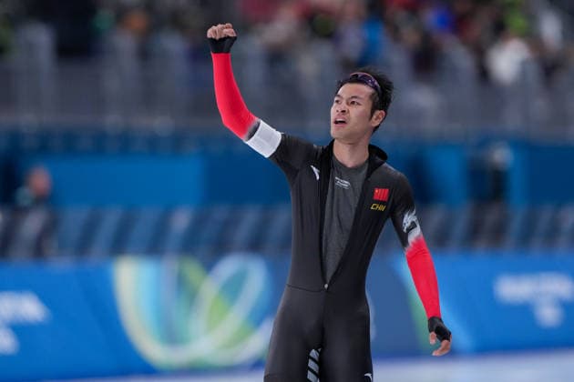 2026-02-19 - Milano Cortina 2026 Winter Olympics Speed skating, Eisschnelllauf 1500m Men MILAN, ITALY - FEBRUARY 19: Zhongyan Ning of China during the Speed Skating 1500m Men on day 15 of the Milano Cortina 2026 Winter Olympics at the Milano Speed Skating Arena on February 19, 2026 in Milan, Italy Milan Milano Speed Skating Arena Italy Content not available for redistribution in The Netherlands directly or indirectly through any third parties. Copyright: xAndrexWeeningx