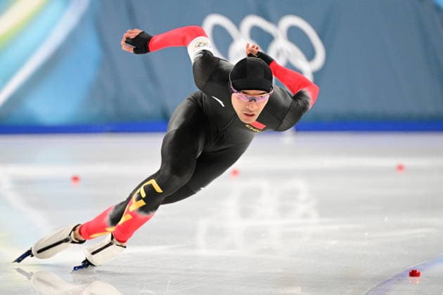 XXV Winter Olympic Games, Olympische Spiele, Olympia, OS in Milan, Italy, on February 19, 2026. Speed skating, Eisschnelllauf Men s 1500m. Ning Zhongyan from China. (CTKxPhoto MichalxKamaryt) CTKPhotoP2026021908427  CTKPhotoP2026021908427