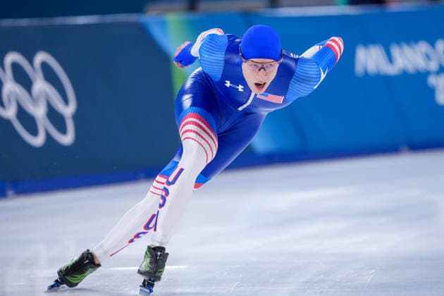 2026-02-19 - Milano Cortina 2026 Winter Olympics Speed skating, Eisschnelllauf 1500m Men MILAN, ITALY - FEBRUARY 19: Jordan Stolz of United States of America during the Speed Skating 1500m Men on day 15 of the Milano Cortina 2026 Winter Olympics at the Milano Speed Skating Arena on February 19, 2026 in Milan, Italy Milan Milano Speed Skating Arena Italy Content not available for redistribution in The Netherlands directly or indirectly through any third parties. Copyright: xAndrexWeeningx