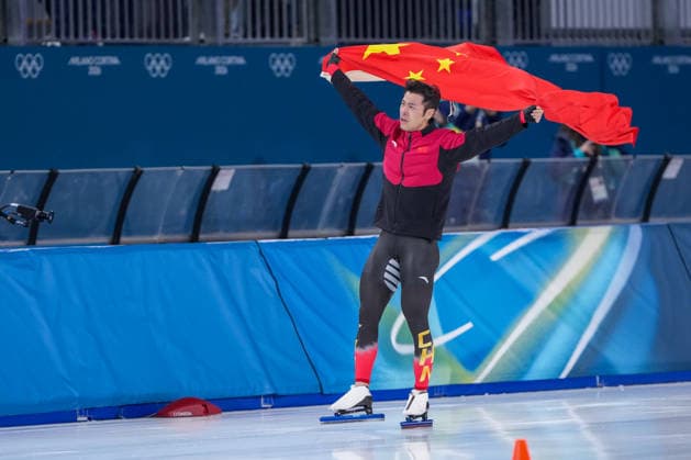 2026-02-19 - Milano Cortina 2026 Winter Olympics Speed skating, Eisschnelllauf 1500m Men MILAN, ITALY - FEBRUARY 19: Zhongyan Ning of China during the Speed Skating 1500m Men on day 15 of the Milano Cortina 2026 Winter Olympics at the Milano Speed Skating Arena on February 19, 2026 in Milan, Italy Milan Milano Speed Skating Arena Italy Content not available for redistribution in The Netherlands directly or indirectly through any third parties. Copyright: xAndrexWeeningx