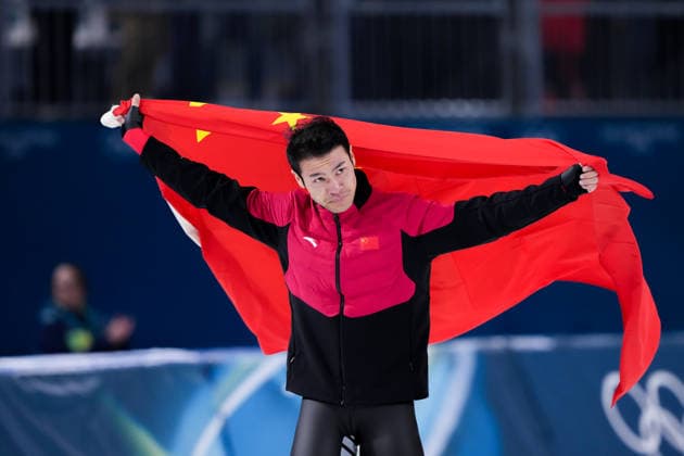 2026-02-19 - Milano Cortina 2026 Winter Olympics Speed skating, Eisschnelllauf 1500m Men MILAN, ITALY - FEBRUARY 19: Zhongyan Ning of China during the Speed Skating 1500m Men on day 15 of the Milano Cortina 2026 Winter Olympics at the Milano Speed Skating Arena on February 19, 2026 in Milan, Italy Milan Milano Speed Skating Arena Italy Content not available for redistribution in The Netherlands directly or indirectly through any third parties. Copyright: xAndrexWeeningx