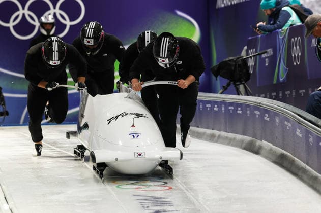 Milano Cortina 2026 - XXV Olympic Winter games, Winterspiele,Spiele, Summer games Cortina D Ampezzo - Italy Thursday , February 19 , 2026 Bobsleigh - Men s 4-man - Official training KIM Jinsu (KOR)  Copyright: xLucianoxMariaxBisi IPAxSportx xipa-agency.netx xx IPA_71737196 IPA_Agency_IPA71737196