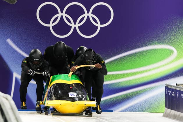 Milano Cortina 2026 - XXV Olympic Winter games, Winterspiele,Spiele, Summer games Cortina D Ampezzo - Italy Thursday , February 19 , 2026 Bobsleigh - Men s 4-man - Official training PITTER Shane (JAM)  Copyright: xLucianoxMariaxBisi IPAxSportx xipa-agency.netx xx IPA_71737241 IPA_Agency_IPA71737241