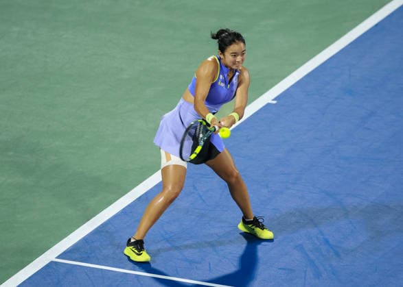 Alexandra Eala PHI , Dubai Duty Free Tennis Championships, Dubai, U A E , Copyright: xJuergenxHasenkopfx