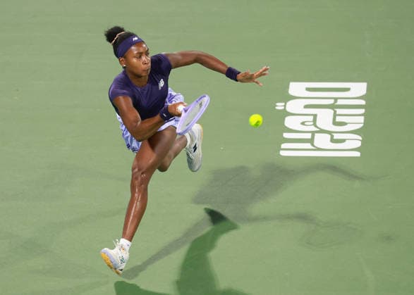 Coco Gauff, Dubai Duty Free Tennis Championships, Dubai, U A E , Copyright: xJuergenxHasenkopfx