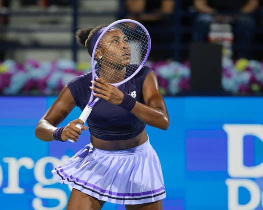 Coco Gauff, Dubai Duty Free Tennis Championships, Dubai, U A E , Copyright: xJuergenxHasenkopfx