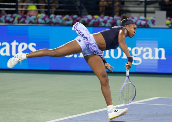 Coco Gauff, Dubai Duty Free Tennis Championships, Dubai, U A E , Copyright: xJuergenxHasenkopfx