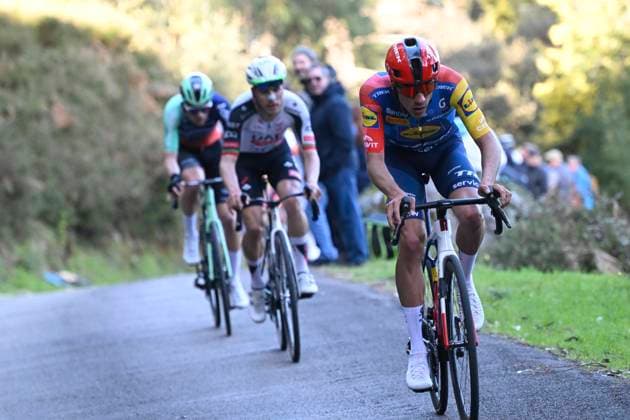 Volta Algarve 2026 Stage 2 FOIA (MONCHIQUE), PORTUGAL - FEBRUARY 19 : Ayuso Juan (ESP) of Lidl - Trek attacking during stage 2 of the 52th edition of Volta Algarve an UCI ProSeries 2.Pro cycling road race stage for Men Elite of 147.2 km with start in Portimao and finish in Foia (Monchique) on February 19, 2026 in Foia (Monchique), Portugal, 19 02 2026 ( Motordriver Guy De Vuyst - Foia (Monchique) Portugal  Copyright: xNicoxVereeckenx