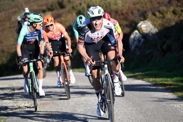 Volta Algarve 2026 Stage 2 FOIA (MONCHIQUE), PORTUGAL - FEBRUARY 19 : Almeida Joao (POR) of UAE Team Emirates - XRG attacking during stage 2 of the 52th edition of Volta Algarve an UCI ProSeries 2.Pro cycling road race stage for Men Elite of 147.2 km with start in Portimao and finish in Foia (Monchique) on February 19, 2026 in Foia (Monchique), Portugal, 19 02 2026 ( Motordriver Guy De Vuyst - Foia (Monchique) Portugal  Copyright: xNicoxVereeckenx