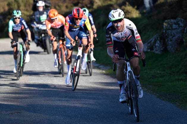 Volta Algarve 2026 Stage 2 FOIA (MONCHIQUE), PORTUGAL - FEBRUARY 19 : Almeida Joao (POR) of UAE Team Emirates - XRG attacking during stage 2 of the 52th edition of Volta Algarve an UCI ProSeries 2.Pro cycling road race stage for Men Elite of 147.2 km with start in Portimao and finish in Foia (Monchique) on February 19, 2026 in Foia (Monchique), Portugal, 19 02 2026 ( Motordriver Guy De Vuyst - Foia (Monchique) Portugal  Copyright: xNicoxVereeckenx