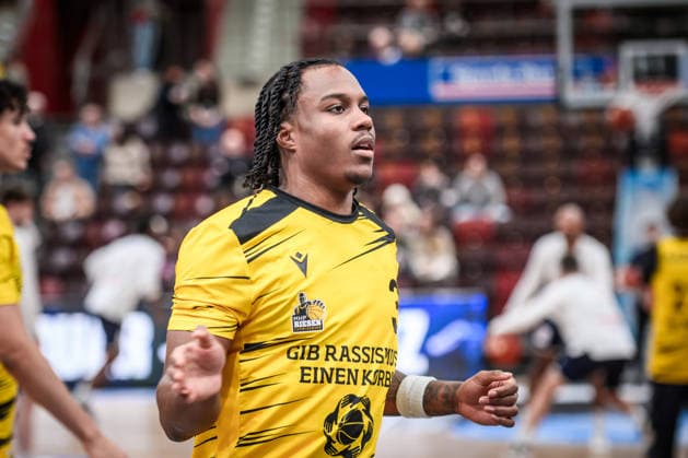 Stefan Smith MHP RIESEN Ludwigsburg, 03 GER, MHP Riesen Ludwigsburg vs Syntainics MBC, Basketball Bundesliga, easycredit BBL, 21 Matchday, Season 2025 2026, 19 02 2026 GER, MHP Riesen Ludwigsburg vs Syntainics MBC, Basketball Bundesliga, easycredit BBL, 21 Matchday, Season 2025 2026, 19 02 2026 Ludwigsburg Copyright: xSandyxDinkelackerx EP_SDR