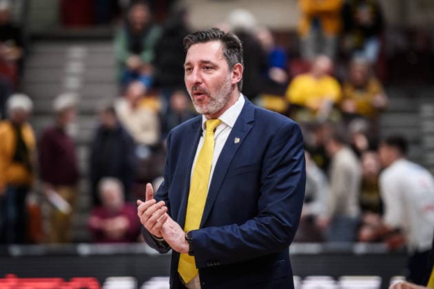 Kenneth Desloovere MHP RIESEN Ludwigsburg, Co Coach GER, MHP Riesen Ludwigsburg vs Syntainics MBC, Basketball Bundesliga, easycredit BBL, 21 Matchday, Season 2025 2026, 19 02 2026 GER, MHP Riesen Ludwigsburg vs Syntainics MBC, Basketball Bundesliga, easycredit BBL, 21 Matchday, Season 2025 2026, 19 02 2026 Ludwigsburg Copyright: xSandyxDinkelackerx EP_SDR