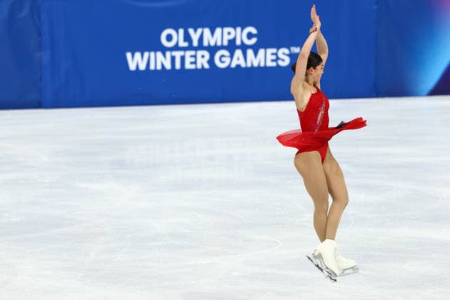 February 19, 2026, Milan, Lombardy, Italy: ADELIIA PETROSIAN of Individual Neutral Athletes (AIN) warms up before skating her Women s Single Skating free program in the Figure skating, Eiskunstlauf at the Milano Cortina 2026 Winter Olympic Games, Olympische Spiele, Olympia, OS Olympics 2026: Milano Cortina: Figure Skating Women Single Skating  - ZUMAc179 20260219_oly_c179_088 Copyright: xMickaelxChavetx