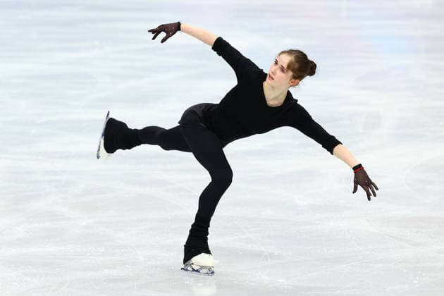 February 19, 2026, Milan, Lombardy, Italy: skates her Women s Single Skating free program in the Figure skating, Eiskunstlauf at the Milano Cortina 2026 Winter Olympic Games, Olympische Spiele, Olympia, OS Milan Italy - ZUMAc179 20260219_oly_c179_098 Copyright: xMickaelxChavetx
