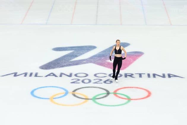 February 19, 2026, Milan, Lombardy, Italy: LORINE SCHILD of France skates her Women s Single Skating free program in the Figure skating, Eiskunstlauf at the Milano Cortina 2026 Winter Olympic Games, Olympische Spiele, Olympia, OS Olympics 2026: Milano Cortina: Figure Skating Women Single Skating  - ZUMAc179 20260219_oly_c179_101 Copyright: xMickaelxChavetx
