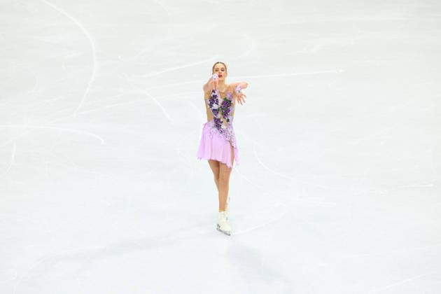 February 19, 2026, Milan, Lombardy, Italy: KIMMY REPOND of Switzerland skates her Women s Single Skating free program in the Figure skating, Eiskunstlauf at the Milano Cortina 2026 Winter Olympic Games, Olympische Spiele, Olympia, OS Milan Italy - ZUMAc179 20260219_oly_c179_105 Copyright: xMickaelxChavetx