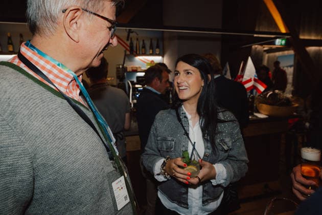OLYMPICS - Winter Olympic Games, Olympische Spiele, Olympia, OS Milano Cortina 2026 CORTINA D AMPEZZO,ITALY,19.FEB.26 - OLYMPICS - Winter Olympic Games Milano Cortina 2026, Austria House, WKO-Kaernten-Abend. Image shows participants.  GEPAxpictures xAlexanderxSolc