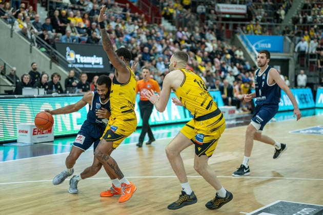 , GER, MHP Riesen vs Syntainics MBC Weissenfels, Basketball Bundesliga, easycredit BBL, Matchday 21, Season 2025 2026, 19 02 2026, GER, MHP Riesen vs Syntainics MBC Weissenfels, Basketball Bundesliga, easycredit BBL, Matchday 21, Season 2025 2026, 19 02 2026 Ludwigsburg Copyright: xEibner-Pressefoto SaschaxWaltherx EP_EER