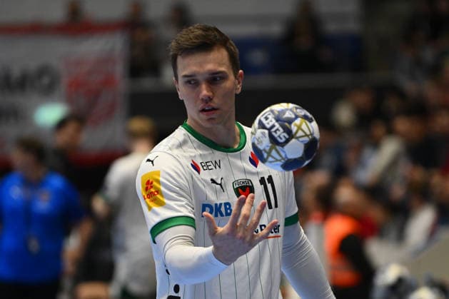 Dinamo Bucharest and Fuchse Berlin ANDERSSON Lasse Bredekjaer of Fuchse Berlin plays during the EHF Champions League Men 2025 26 Group Phase game between Dinamo Bucharest and Fuchse Berlin, in Bucharest, February 19, 2026. Credit photo: Alex Nicodim Copyright: xAlexxNicodimx