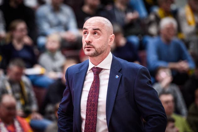 Milenko Bogicevic Syntainics MBC, Head Coach GER, MHP Riesen Ludwigsburg vs Syntainics MBC, Basketball Bundesliga, easycredit BBL, 21 Matchday, Season 2025 2026, 19 02 2026 GER, MHP Riesen Ludwigsburg vs Syntainics MBC, Basketball Bundesliga, easycredit BBL, 21 Matchday, Season 2025 2026, 19 02 2026 Ludwigsburg Copyright: xSandyxDinkelackerx EP_SDR