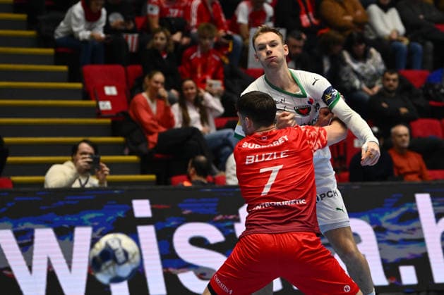 Dinamo Bucharest and Fuchse Berlin, EHF Champions League GIDSEL Mathias of Fuchse Berlin plays during the EHF Champions League Men 2025 26 Group Phase game between Dinamo Bucharest and Fuchse Berlin, in Bucharest, February 19, 2026. Credit photo: Alex Nicodim Copyright: xAlexxNicodimx