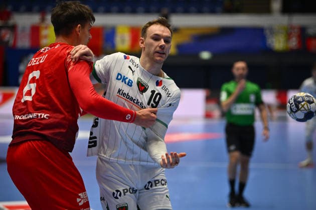 Dinamo Bucharest and Fuchse Berlin, EHF Champions League GIDSEL Mathias of Fuchse Berlin plays during the EHF Champions League Men 2025 26 Group Phase game between Dinamo Bucharest and Fuchse Berlin, in Bucharest, February 19, 2026. Credit photo: Alex Nicodim Copyright: xAlexxNicodimx