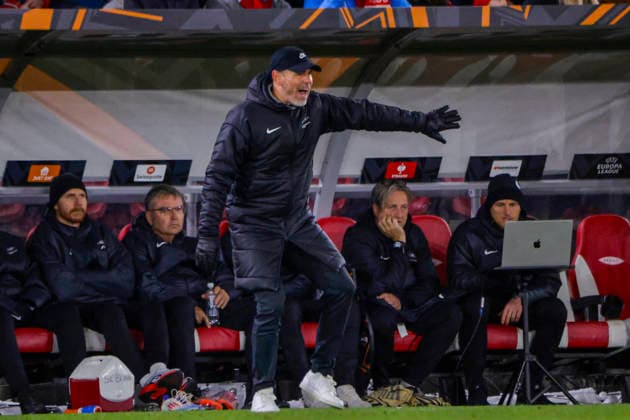 UEFA Europa League SK Brann Bologna Bergen 20260219 Brann s coach Freyr Alexandersson in the UEFA Europa League match between SK Brann and Bologna at Brann Stadium Photo Paul S Amundsen NTB Bergen Norway EDITORIAL USE ONLY RESTRICTED USE FOR BETTING COMPANIES  Copyright: xPaulxS.xAmundsenx xNTBx